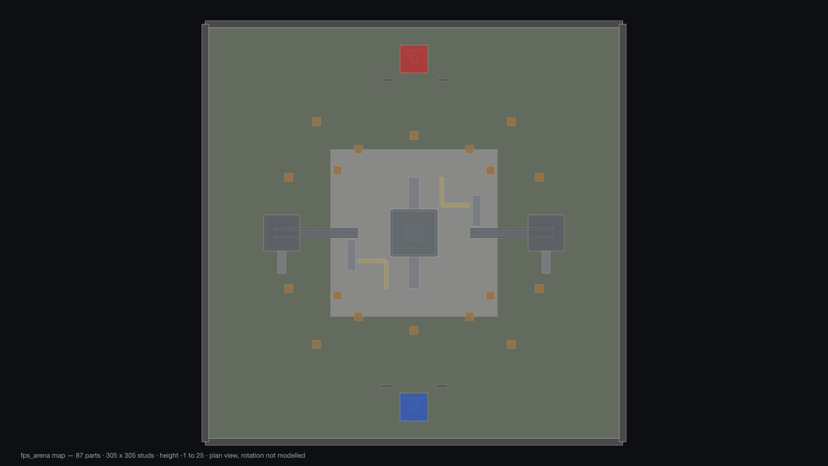 fps arena map plan